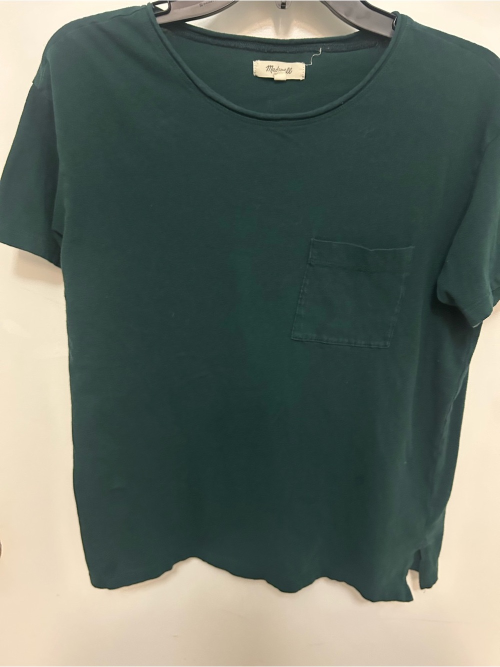 Madewell Dark Green Short-Sleeve Pocket Tee